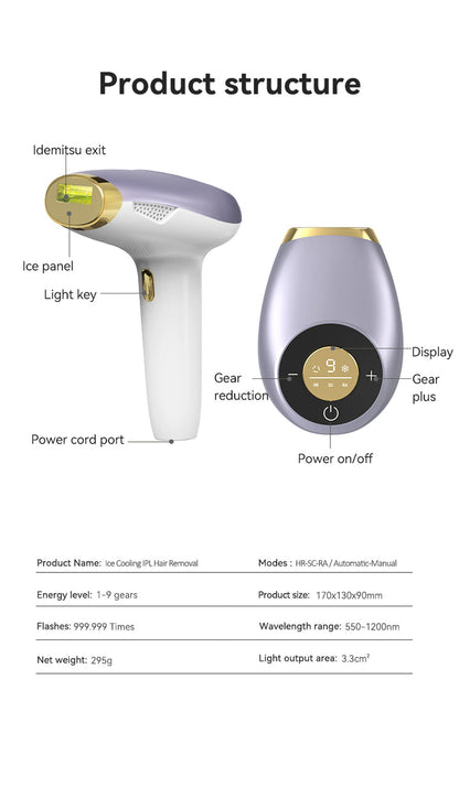 TSLO10 Hair Removal Device Elite At Home Hair and Skin Treatment