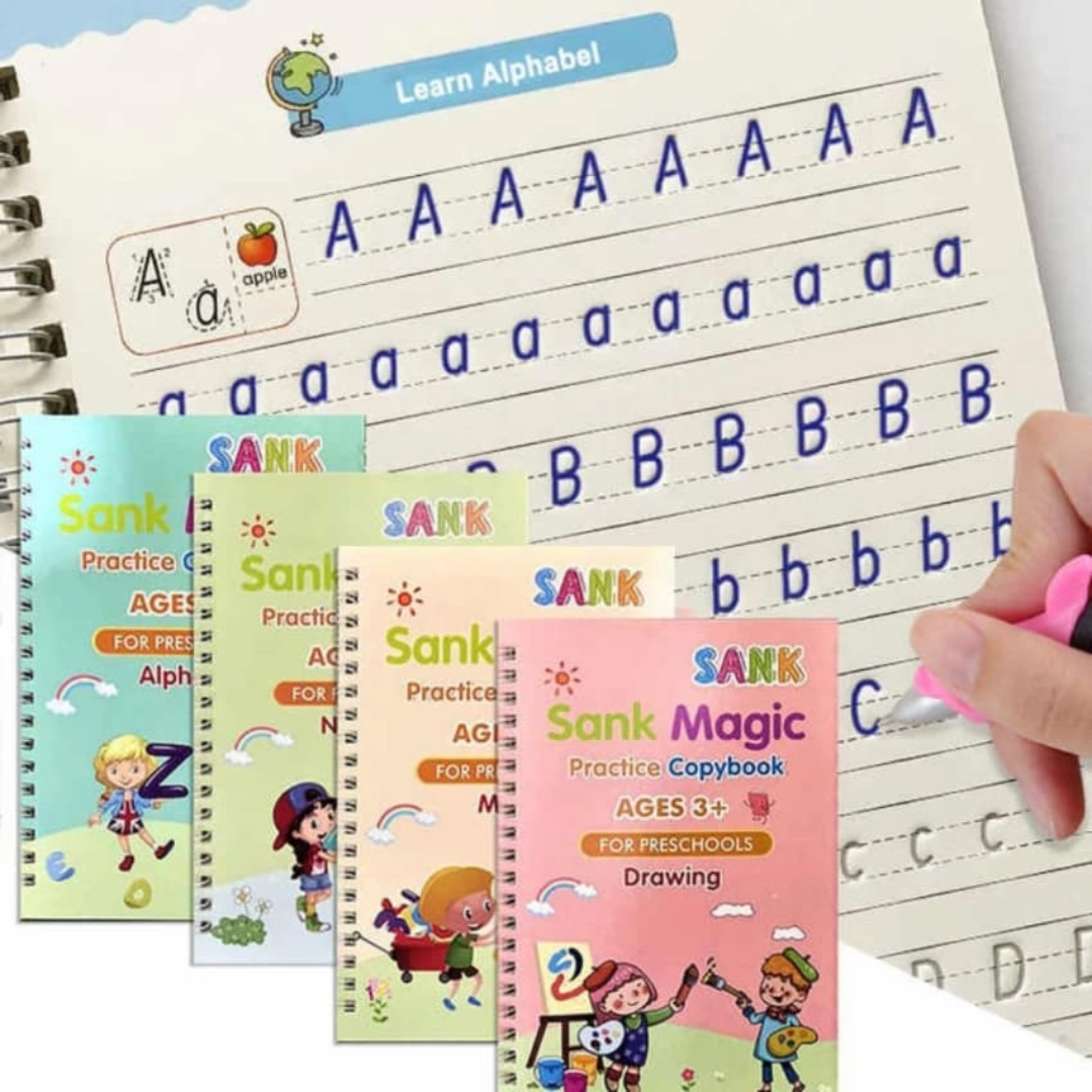 Sank Magic Practice Copy book (4 Books)