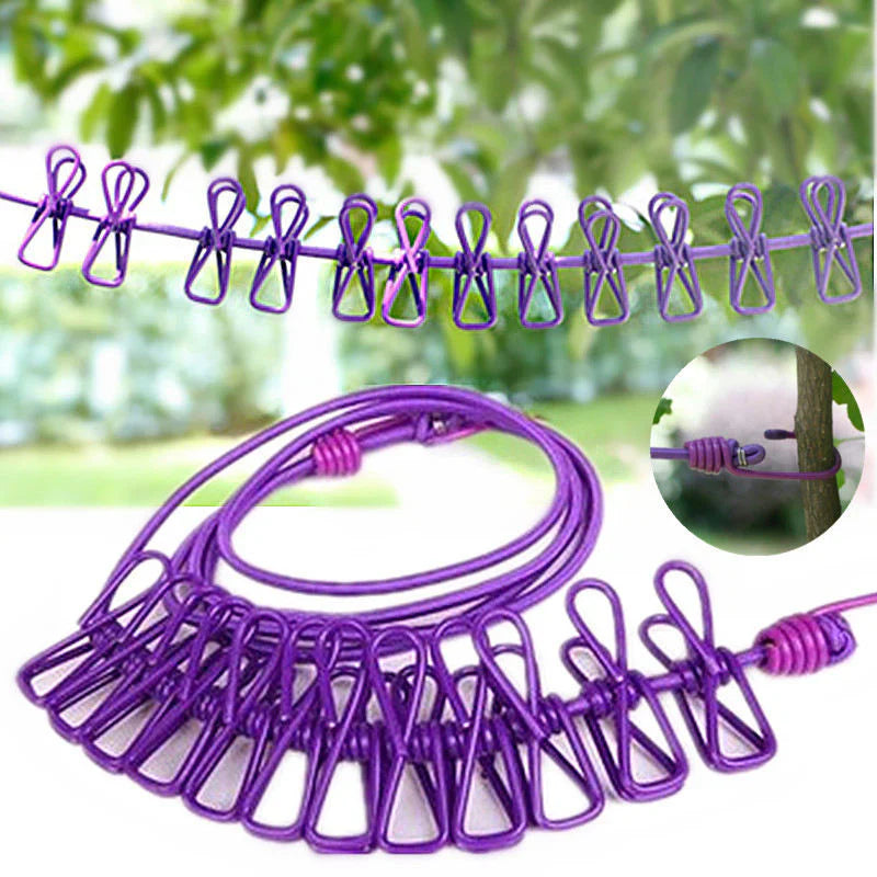 Clothes Drying Hook Line