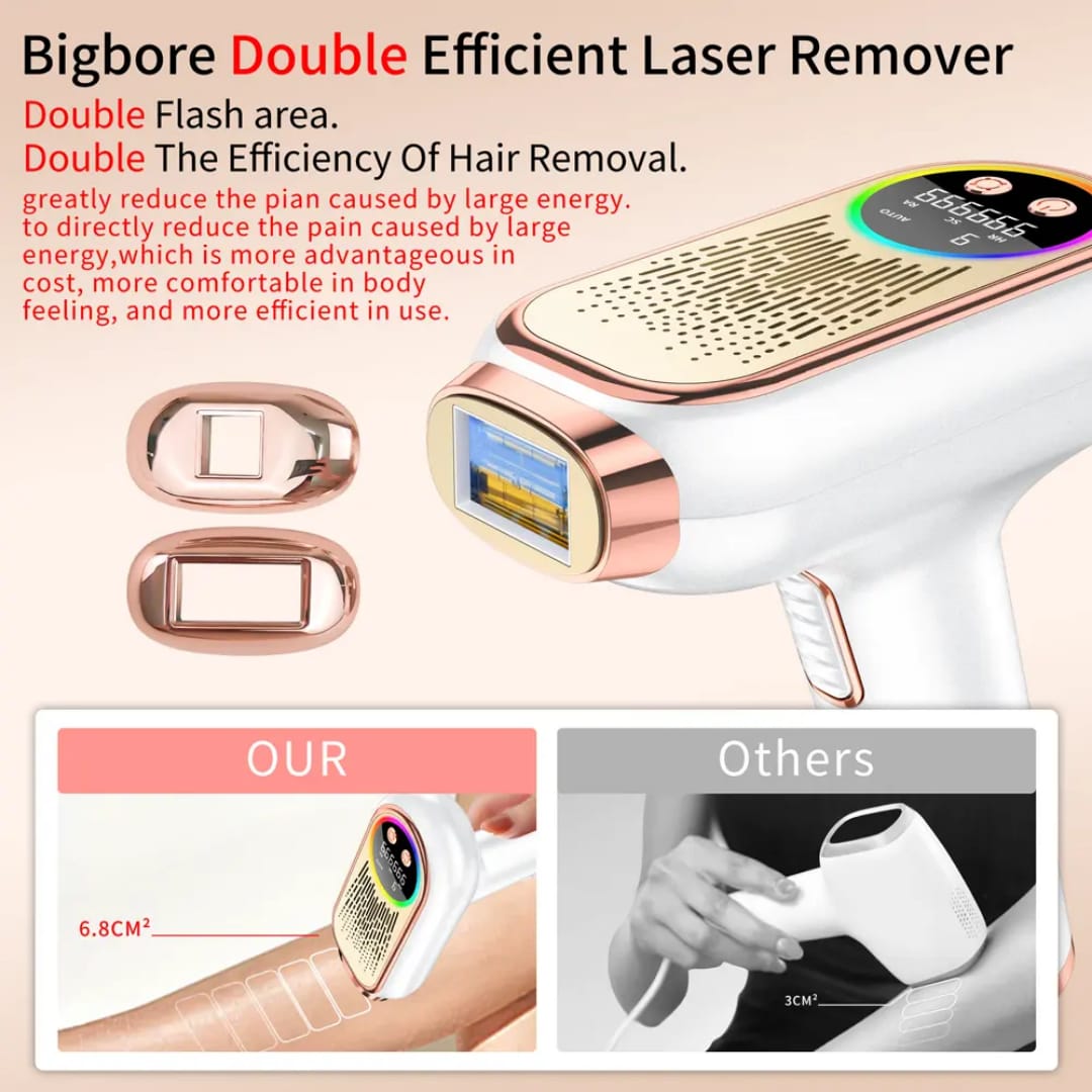 3-in-1 Sapphire Ice Cooling IPL Hair Remover Device TSLO9