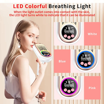 3-in-1 Sapphire Ice Cooling IPL Hair Remover Device TSLO9